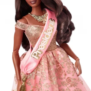 President Barbie in Pink and Gold Dress – Barbie The Movie